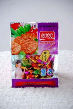 plastic packaging bags for beef jerky, diced meat etc. good printing, extended shelf life