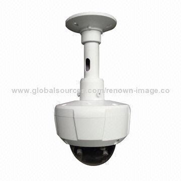 IP dome camera with waterproof and vandal-proof, max IR distance of 50m