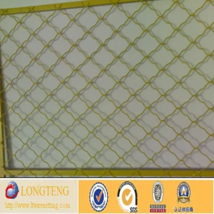 China made PVC coated beautiful grid wire mesh/hot sale beautiful grid wire mesh