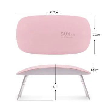 6W Professional Digital Nail Art Machine - LED UV Sun Curing Lamp Dryer