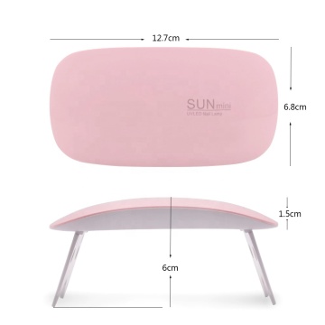 6W Professional Digital Nail Art Machine - LED UV Sun Curing Lamp Dryer