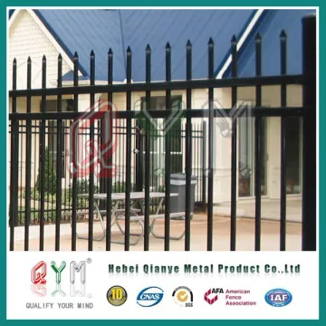 Welded Steel Picket Fence/Ornamental Iron Fence /Garrison Fence Panel