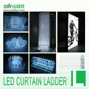 LED back lit dotted array design for aluminum frame