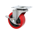 1.5/2/2.5/3 Inch Light Duty PU Casters with Brakes