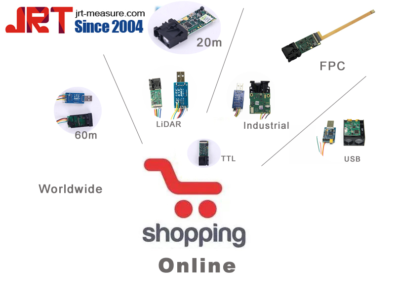 Notification:JRT Create On-line Order Method for You - Laser Distance Sensor Samples