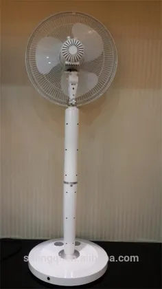 Solar rechargeable stand fan 16'' best selling in Africa