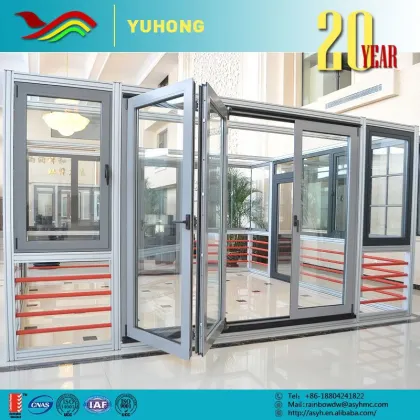 Shops Doors Soundproof Fancy Glass Door