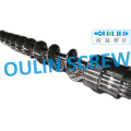 Big Diameter 400mm Bimetallic Screw and Barrel for Extrusion