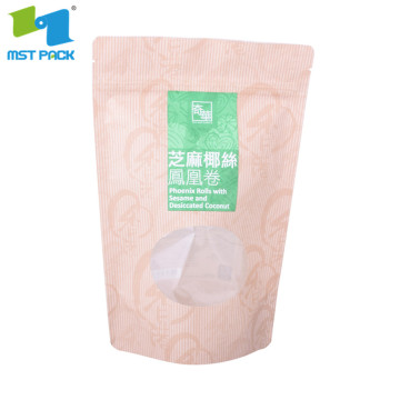 Embalaje de papel de filtro de bolsa de té asado ziplock