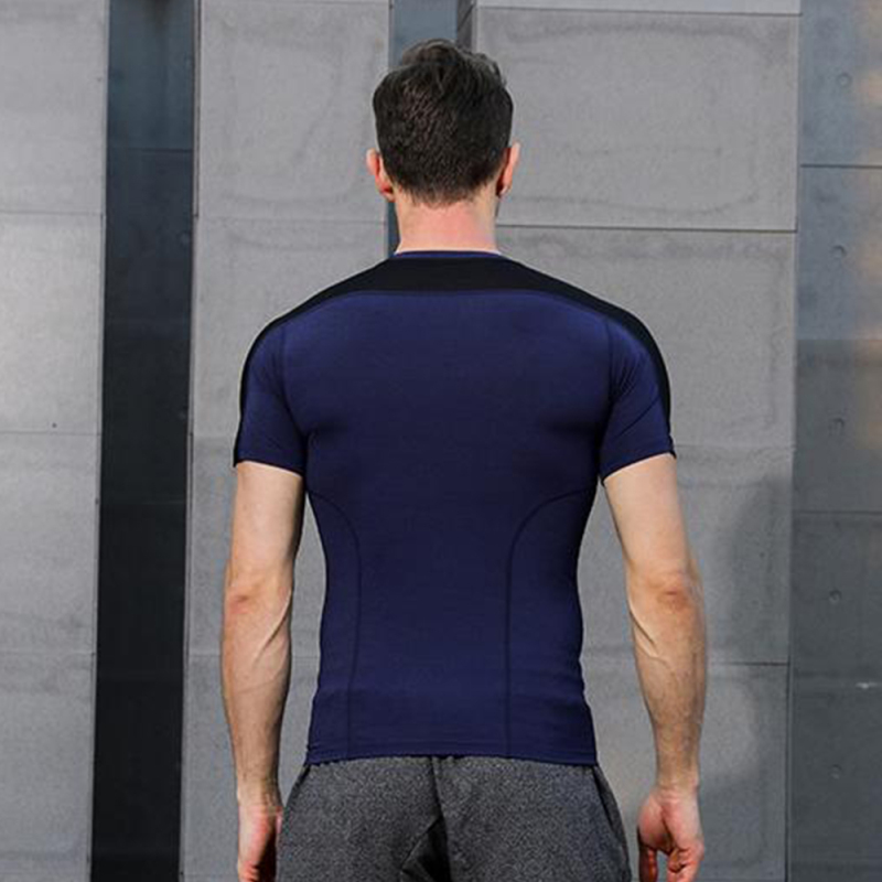 Men Bodybuilding Compression Short Sleeve T Shirts