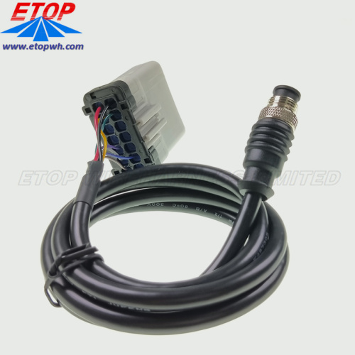 9pin male IP67 Waterproof connector to APEX2.8 connector