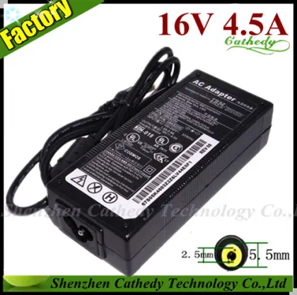 Notebook Laptop Adapter 16V4.5A for IBM Thinkpad