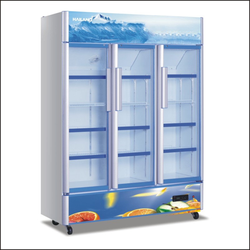 Supermarket Three Door Upright Beverage Cooler