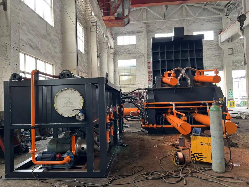 Hydraulic Auto Metal Stamping Parts Pressing Baler Machine