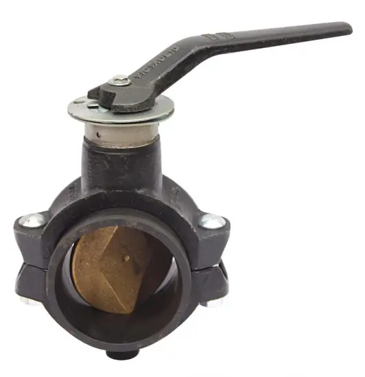 BS EN 593 Grooved Butterfly Valve