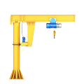 5ton workshop swing jib crane price