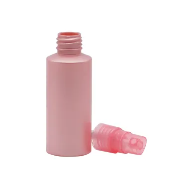 Plastic Spray Bottle Pink PET 100ml Cosmetic Bottle