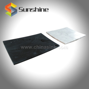 Natural Black Marble Bath Towel Tray