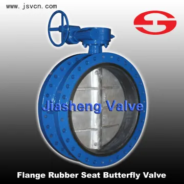 2014 New 150LB Flange Rubber Lined Butterfly Valve