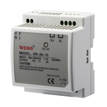 Industrial Grade 35W 12V AC to DC Power Supply for DIN Rail Mounting