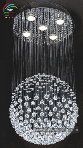 crystal ball pendant lamp