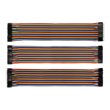 40pcs 30cm Male to Female Dupont Jumper Wires for Arduino Breadboard
