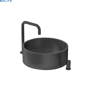 Luxury Golden Stainless Steel Sink Bowl for Countertop - Round, Oval, Square