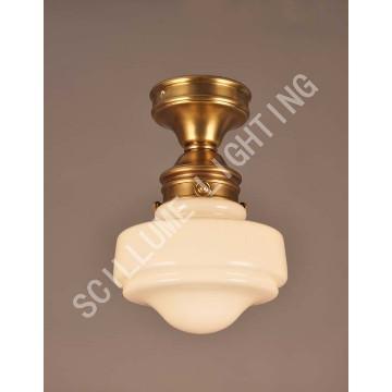 202991 ब्रास स्कूल अर्ध flushmount