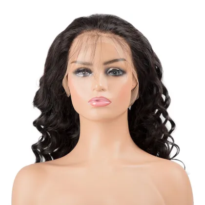 Unprocessed Vietnamese Raw Hair Wigs Human Hair Lace Front Vietnamese Super Double Drawn Vietnamese Hair Lace Frontal Wig