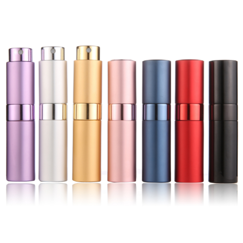 Atomizer Twtist Alyuminiy sayohat shisha parfyumerasi