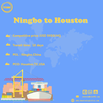 Freight océan de Ningbo à Houston