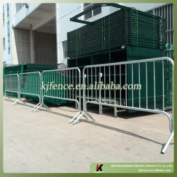 Korean market style portable metal crowd stop fence