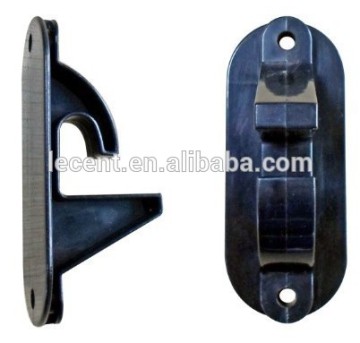 D-WH-01 Black plastic wall mounted wheel display hook