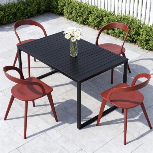 outdoor chair Innovative Design with Curved Backrest
