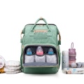 2022 Desain Baru Lipat Bag Mummy Multifungsi Ransel Tempat Tidur Out Mother and Baby Bag Popok Backpack