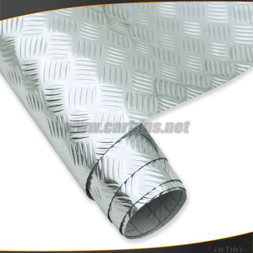 Iron film silver color anti slip self adhesive vinyl film