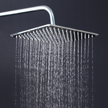 Stainless Steel Water-Saving Bathroom Rain Shower Spa Square Handheld Shower Head