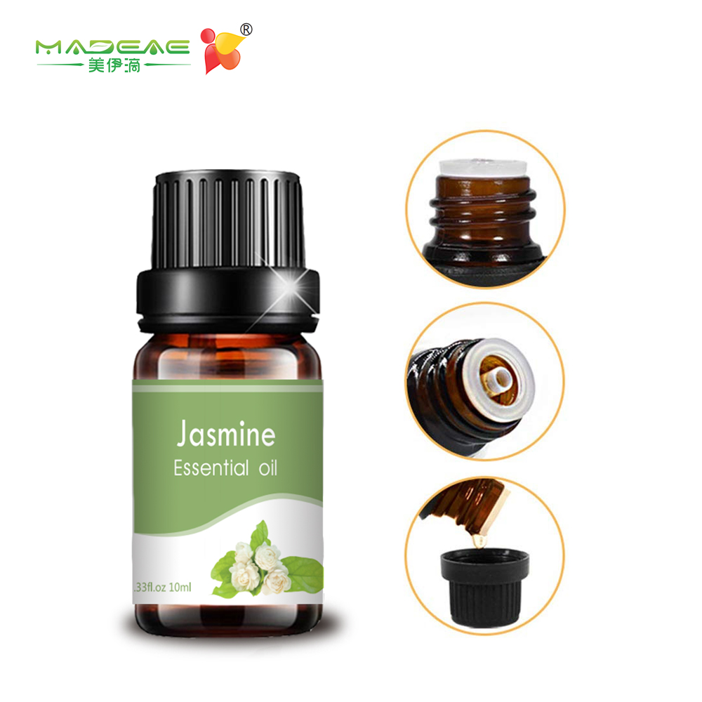 Etiqueta privada Jasmine fragancia masaje esencial Aceite 10 ml