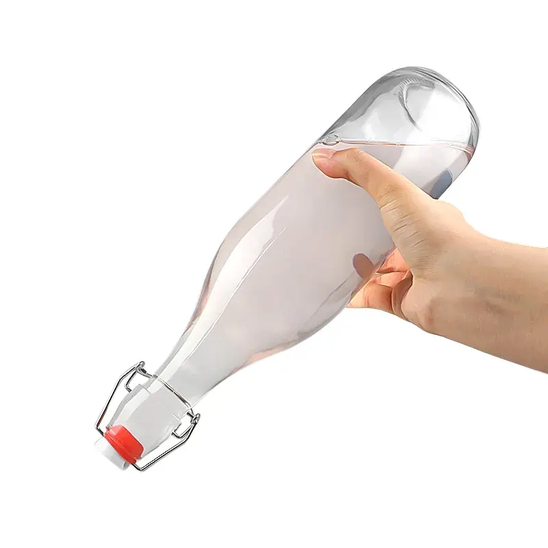 750ml Round Swing Top Glass Beverage Bottle4 Png