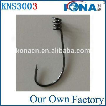 worm hooks with spring