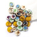 20pcs per bag ceramic beads oblate shape