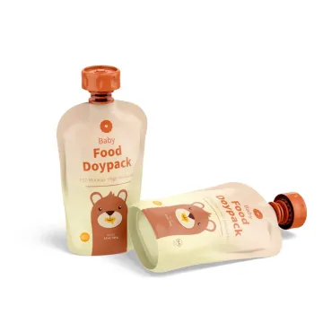Standing Aluminum Foil Baby Food Pouch with Spout