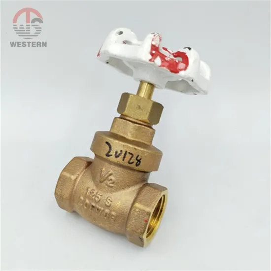 1/4 - 1/2 2 4 3 inch 75mm 125S 200 WOG pn16 female bronze painted manual type  water supply valved brass gate valve