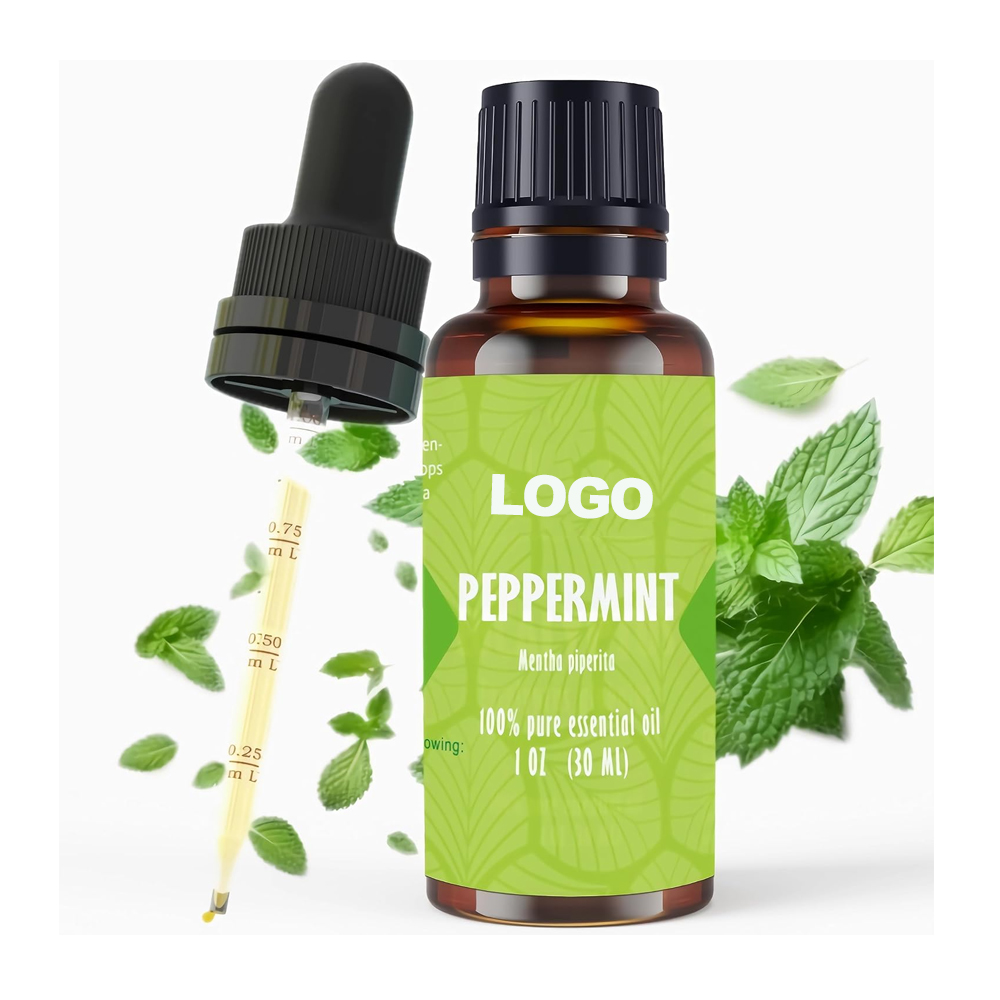 100% mint asili mafuta muhimu (30ml) asili ya peppermint mafuta muhimu kwa ngozi na nywele tofauti