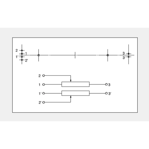 Schiebepotentiometer der Serie RSA0N