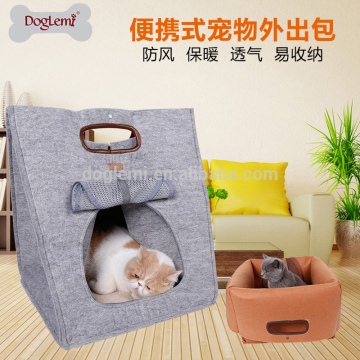 DogLemi 3 in 1Multifunctional Puppy Dog Cat House Kennel Bed Nature Pet Carrier