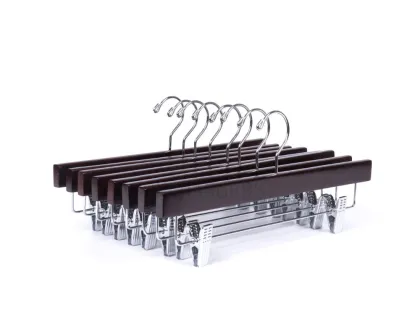 TS1021-B deluxe Custom wooden pants skirt slack hanger