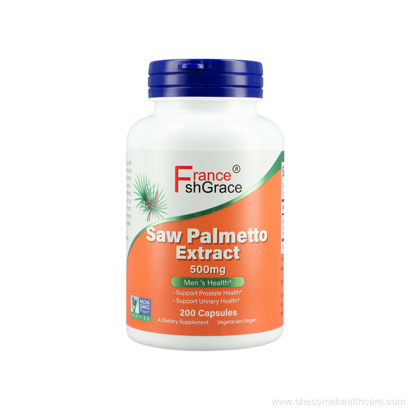 Saw Palmetto Capsules decrease inflammation Prostate Support