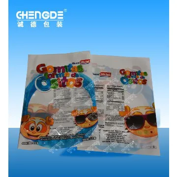 flat pouch for children f ood,three sides sealed bag