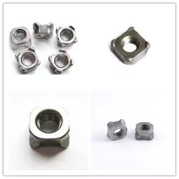 Stainless Steel 304 Weld Nut, DIN 928, Hex Base, Anti-Corrosion, for Automotive & Electronics